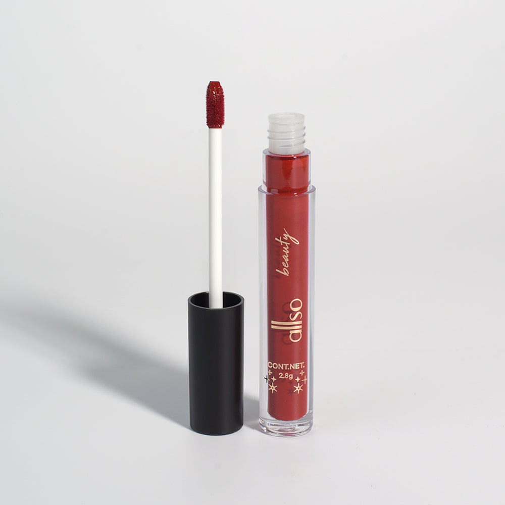 allso Bold Lock Kissproof Matte Liquid Lipstick, Apricot Whisper