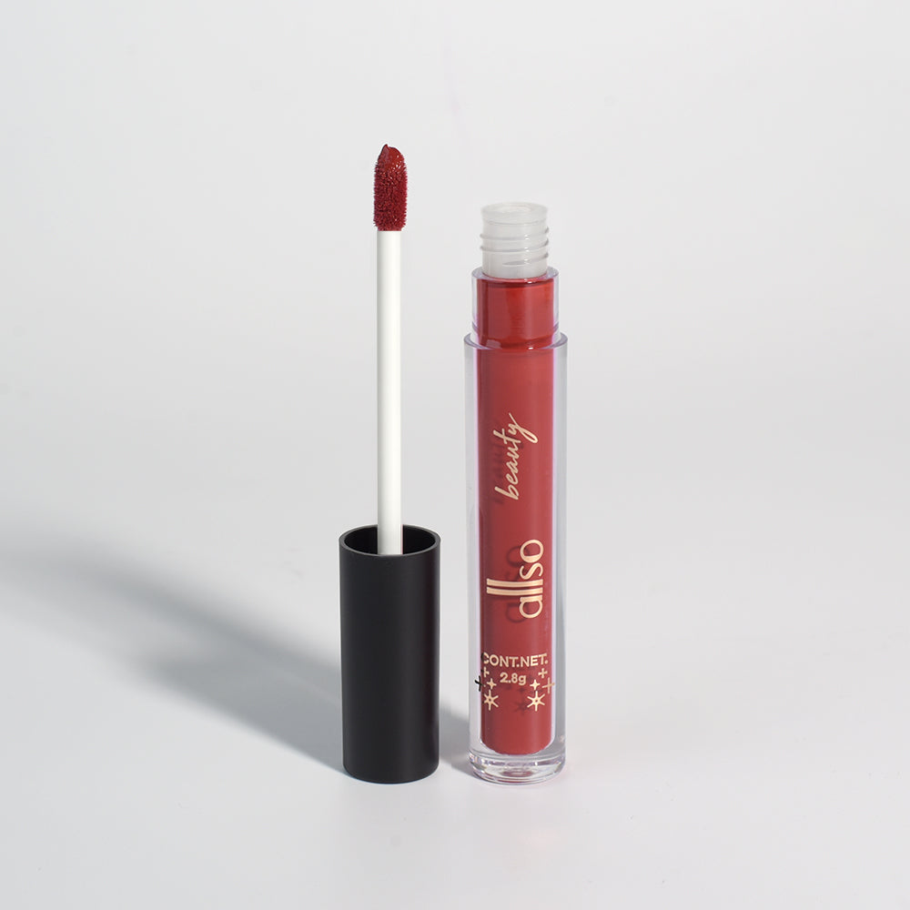 allso Bold Lock Kissproof Matte Liquid Lipstick, Apricot Whisper