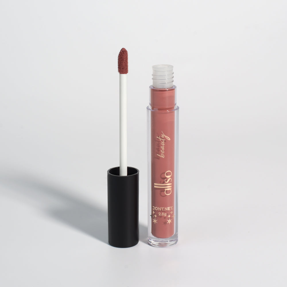 allso Bold Lock Kissproof Matte Liquid Lipstick, Apricot Whisper